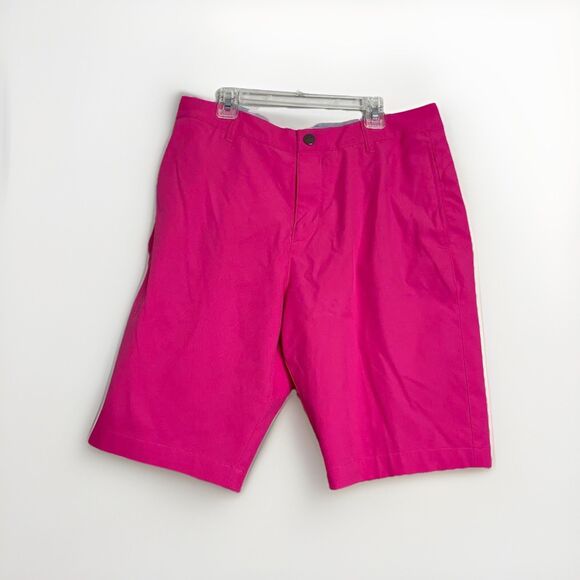 PUMA Men’s Flat-Front 10" Performance Golf Shorts Hot Pink Size 32 - Picture 1 of 4